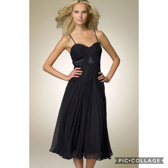 Nina Austin Dresses & Skirts - NWOT Nina Austin Silk Sequin Dress